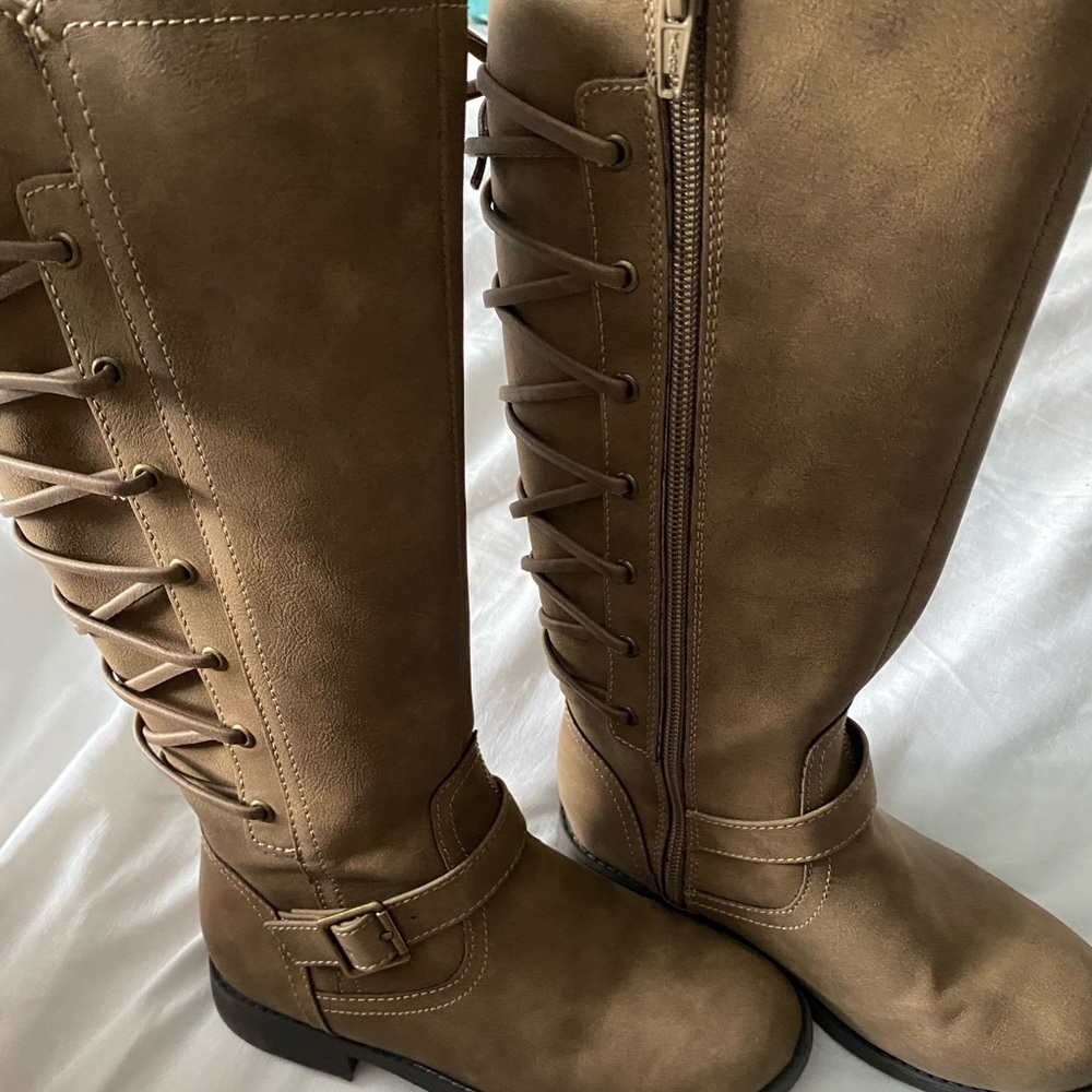 girls size 1 knee high boots